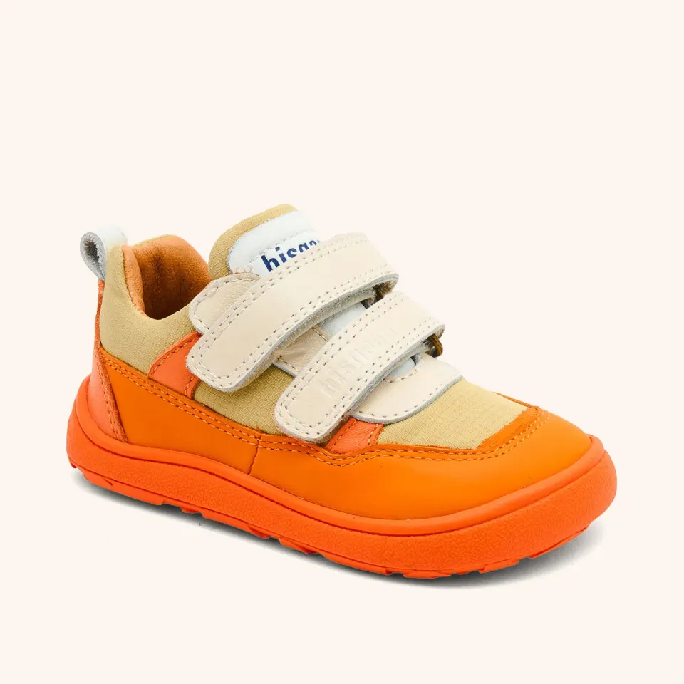 Bisgaard Elroy barfodsneaker orange fleksibel
