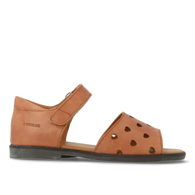 Angulus sandal børn hjertemønster åben tå