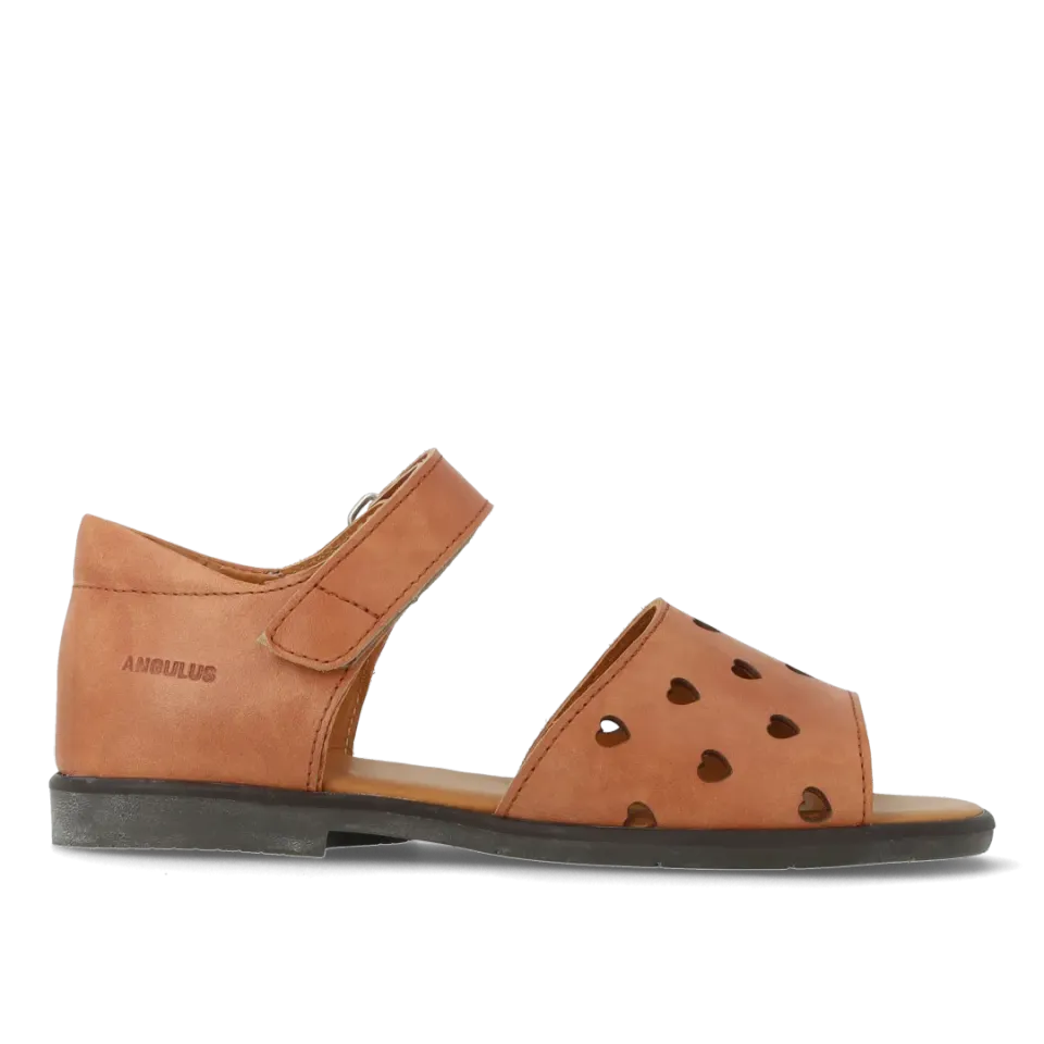 Angulus sandal børn hjertemønster åben tå