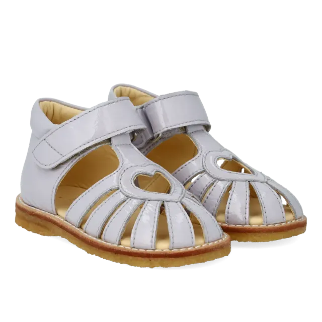 Angulus hjerte begyndersandal læder velcro