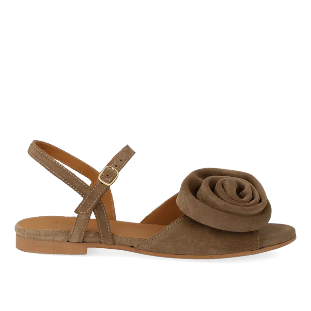 Angulus sandal med rose ruskindssandal til fest
