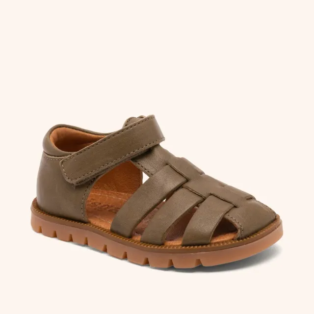 Bisgaard Beka sandal moss velcro læder