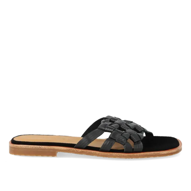 Angulus Slip-on sandal fletdetalje sandal 36-43 halvstr