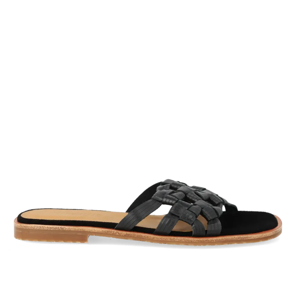 Angulus Slip-on sandal fletdetalje sandal 36-43 halvstr