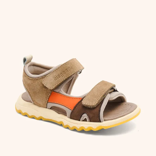 Bisgaard Coco sandal stone læder