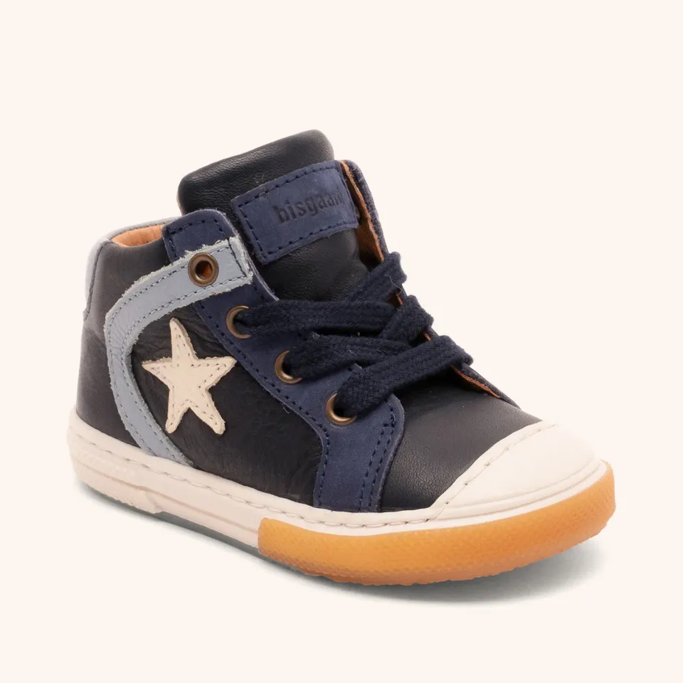 Bisgaard Holger sneaker navy første skridt