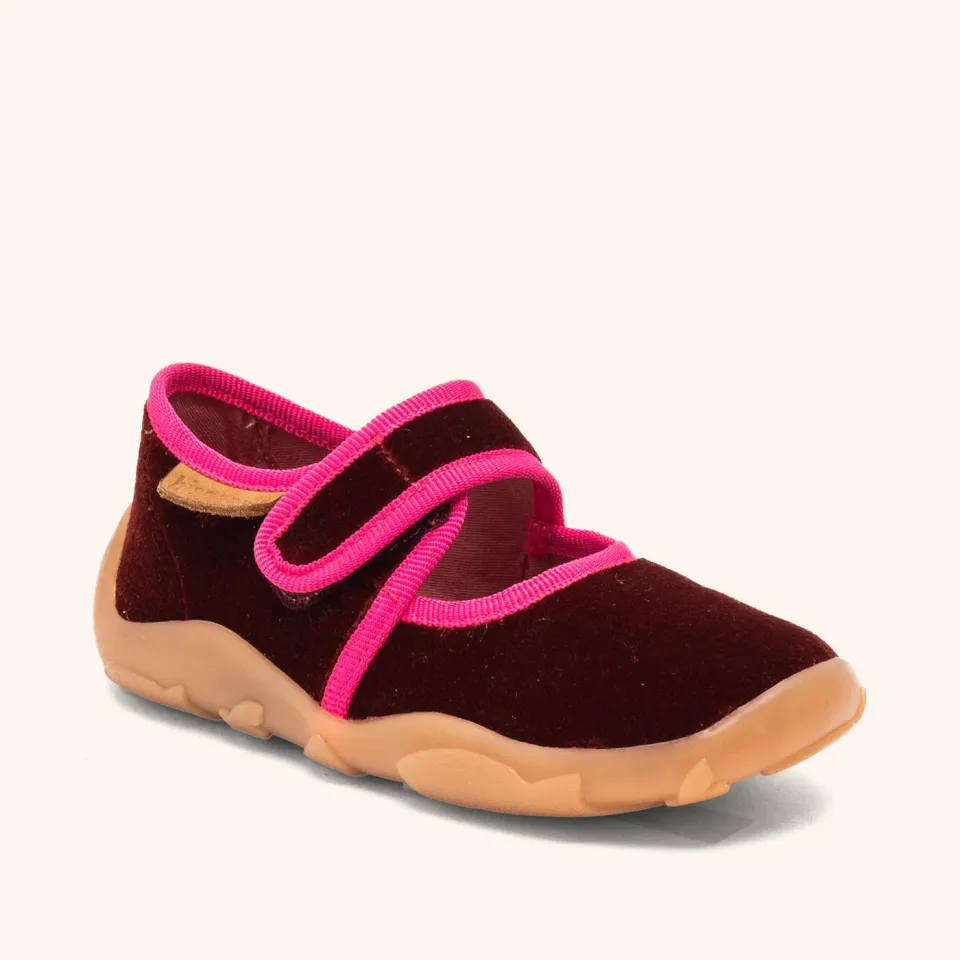 Bisgaard Maddy hjemmesko bordeaux ballerina