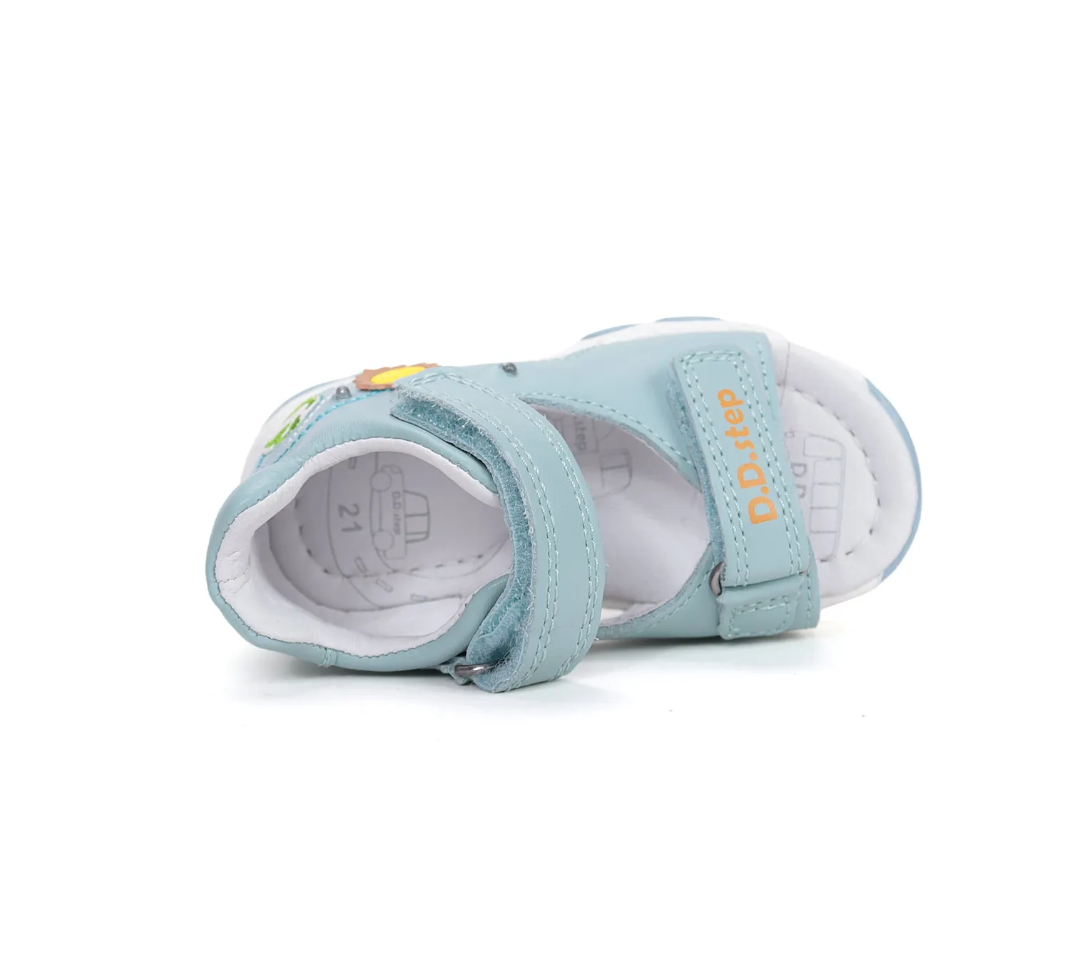 DD Step G064-61462B sandal til dreng med lys bred