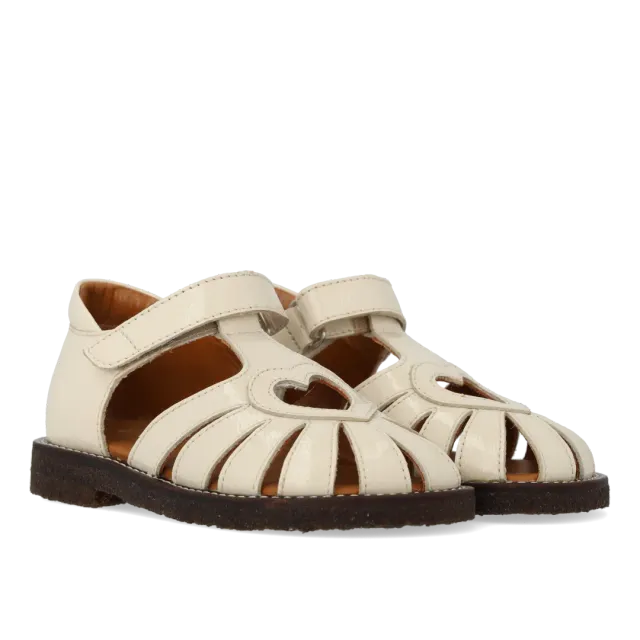 Angulus Hjertesandal børnesandal glitter