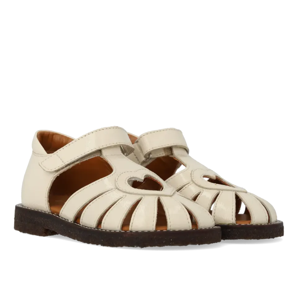 Angulus Hjertesandal børnesandal glitter