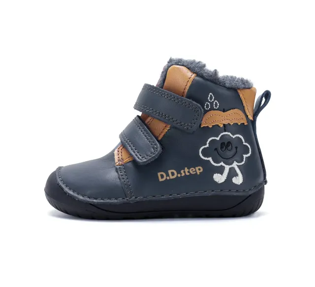 DD Step W070-62495B barfodssko vinter drenge varm