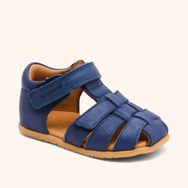 Bisgaard Barefoot Cooper sandal navy – barfodssandal