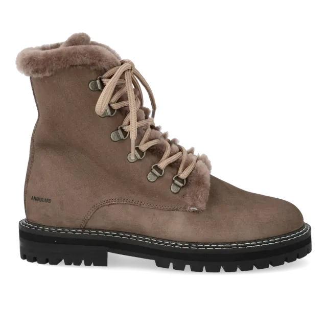 Angulus Chunky snørestøvle med blødt merino uldfoer