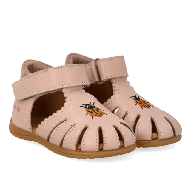 Angulus Sandal mariehønebroderi begyndersandal blød