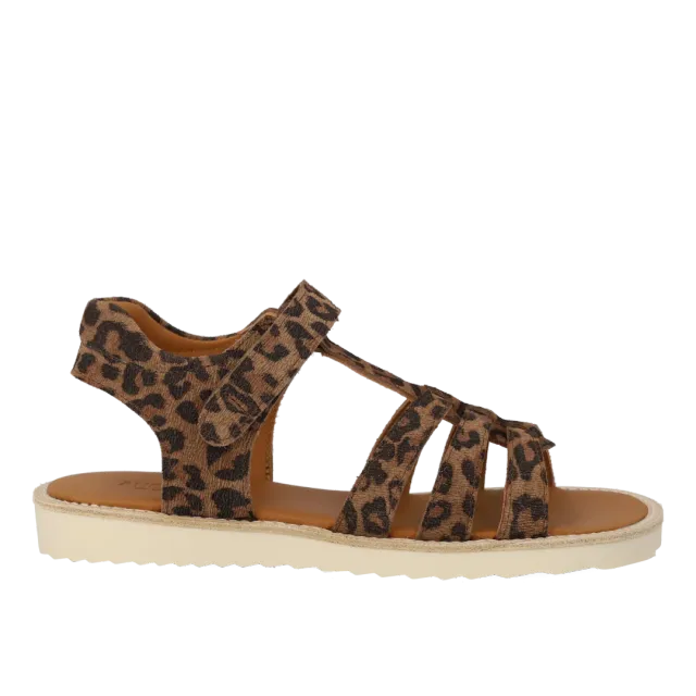 Angulus T-rem sandal velcro børnesandal læder