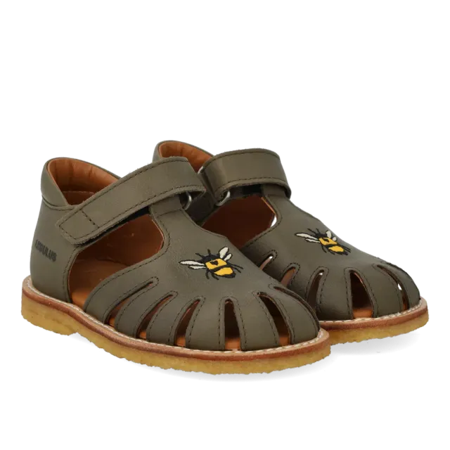 Angulus Begynder sandal bi broderi velcro