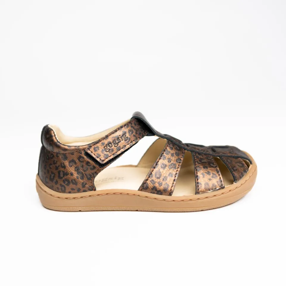 Gogsig Laura barfodssandal leopard begynder