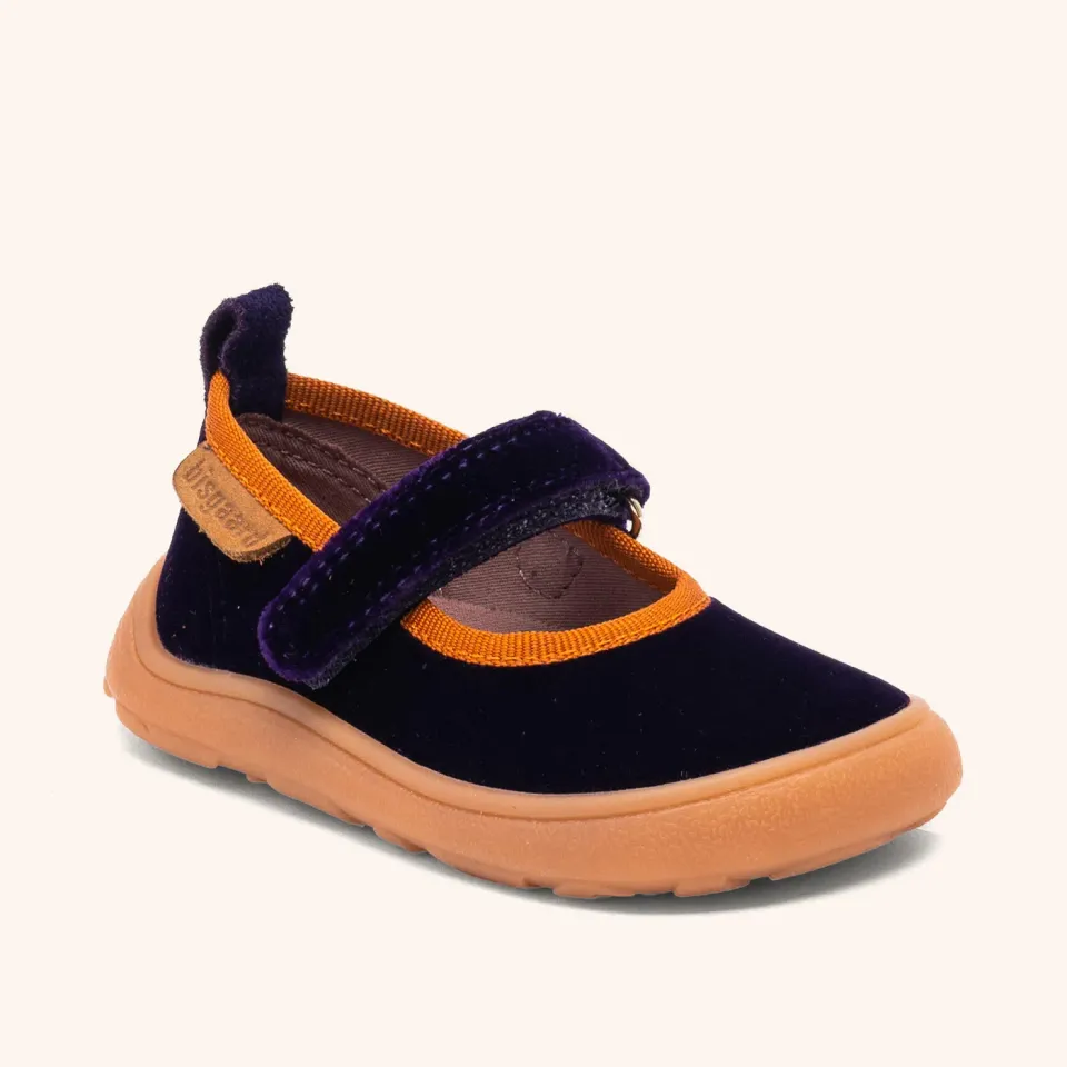 Bisgaard Barefoot Ballet hjemmesko lilla bred