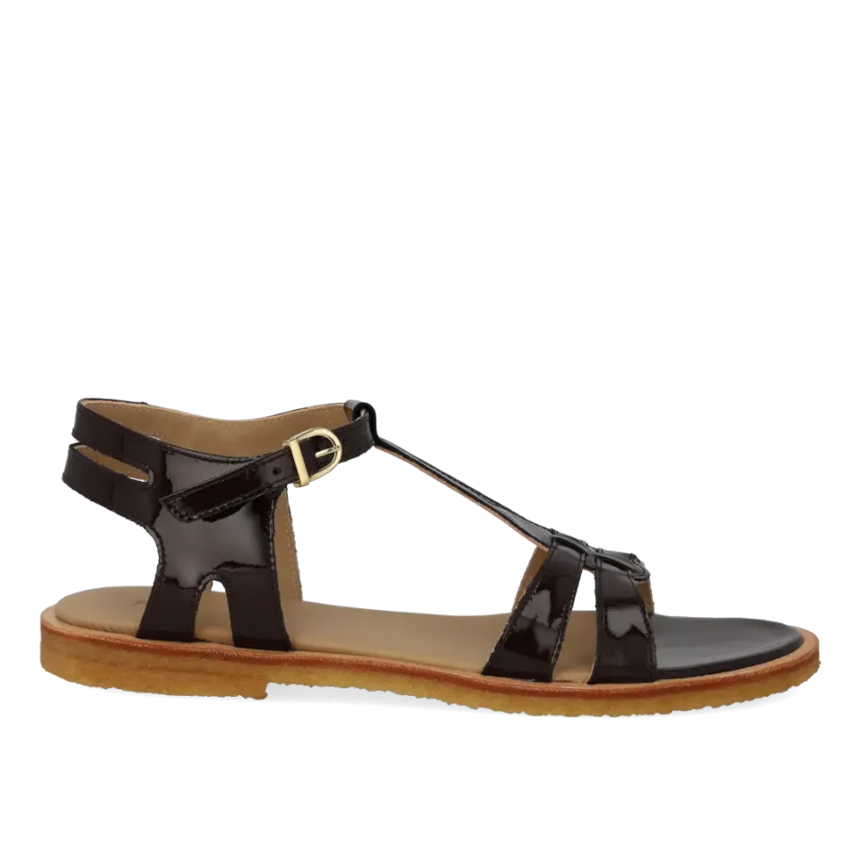 Angulus Klassisk remsandal sandal rågummisål