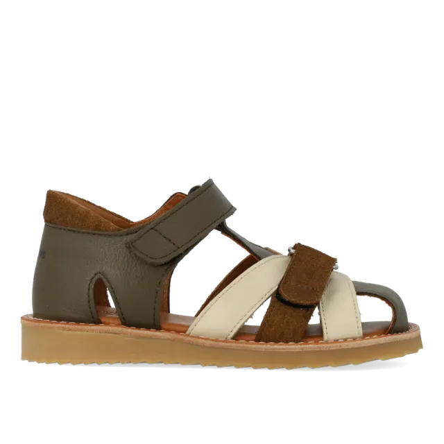 Angulus colour block børnesandal med lukket tå