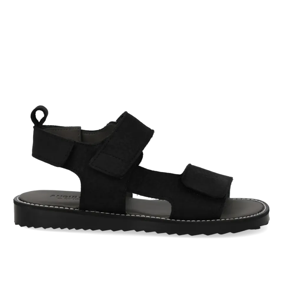 Angulus Velcrosandal børn nubuck dobbelt velcro