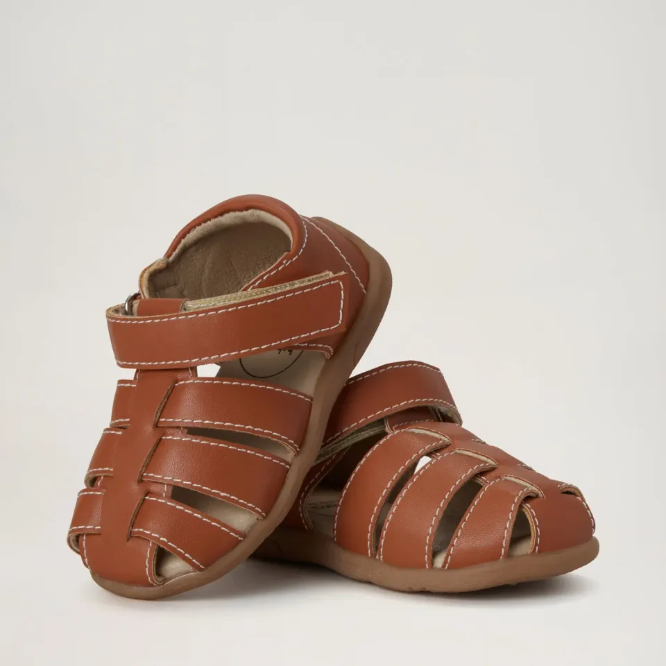 BabyMocs Little Gardener sandal barfodssål gummi