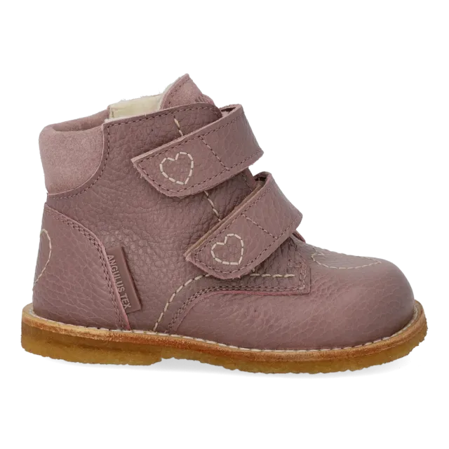 Angulus TEX-støvle Hjertedetalje Merino Uld 21-25