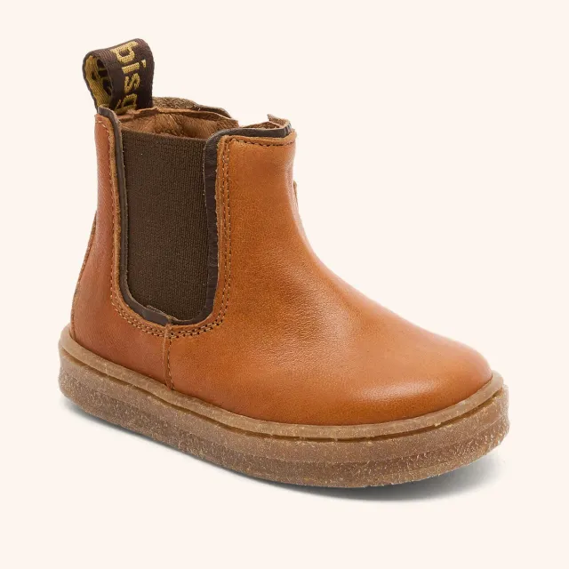 Bisgaard Phillip chelsea-støvle cognac læder