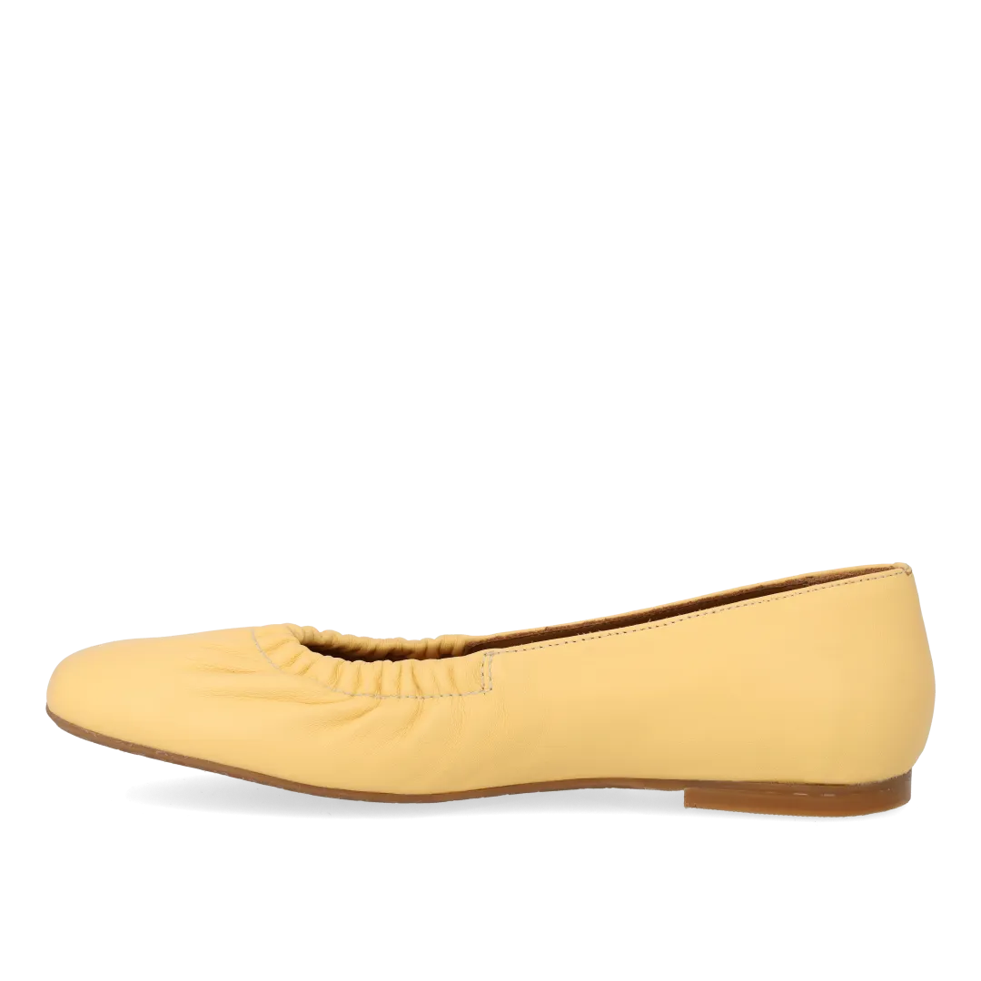 Angulus minimalistisk ballerina damesko i læder