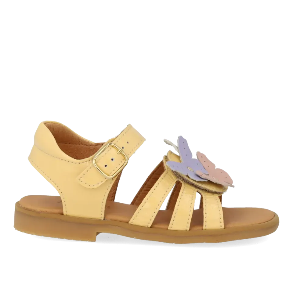 Angulus sandal sommerfugl lak sandal velcro