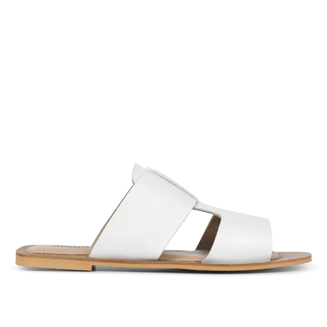 Angulus Slip-on sandal damesandal smal skind