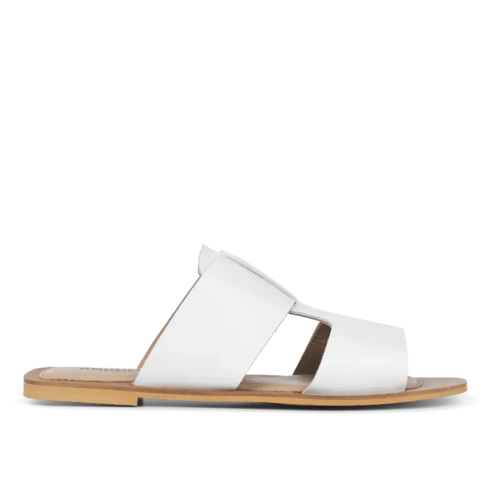 Angulus Slip-on sandal damesandal smal skind