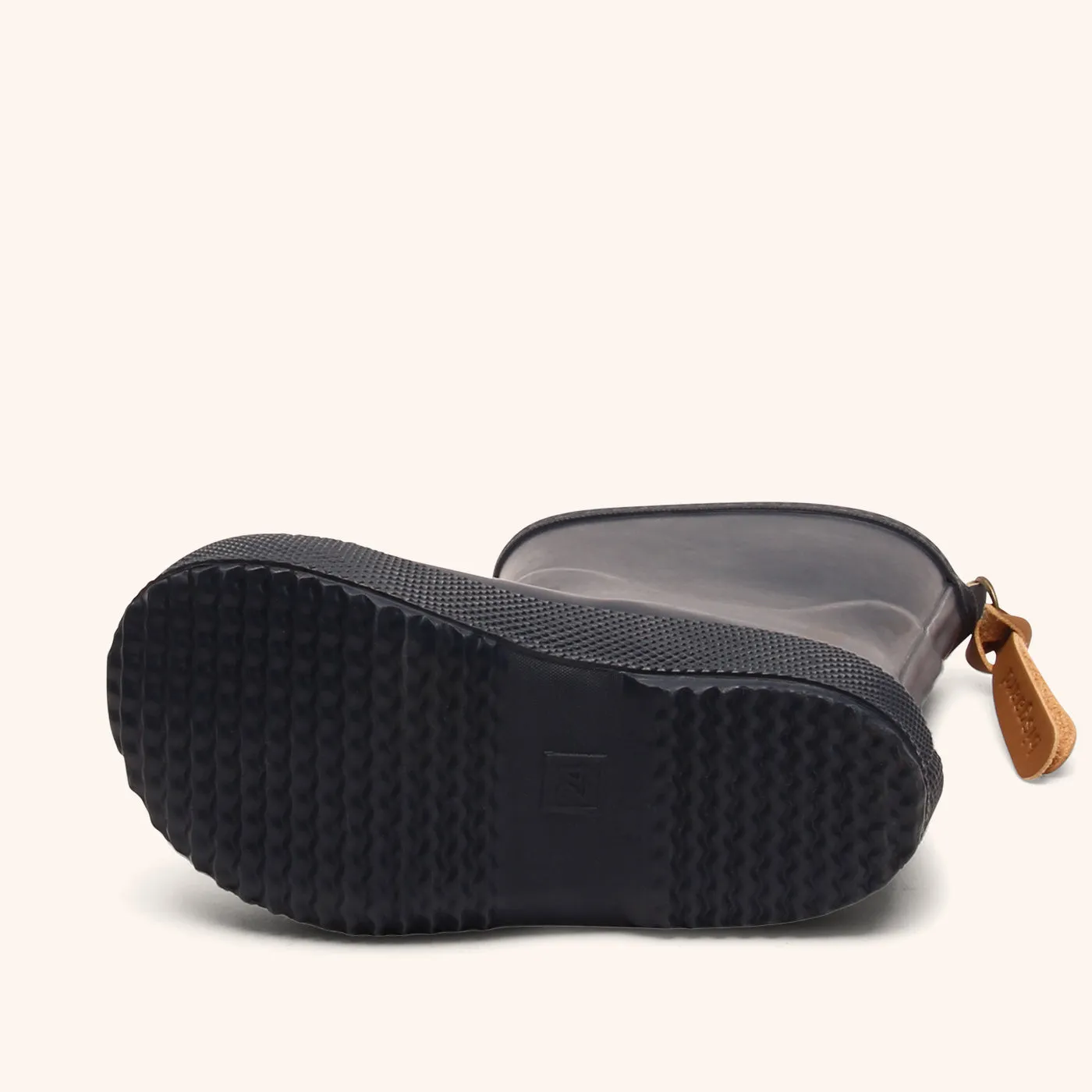 Bisgaard Basic Rubber gummistøvle sort naturgummi