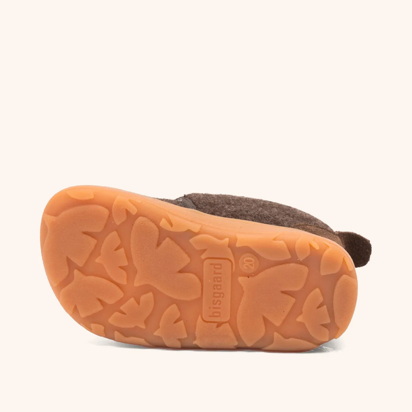 Bisgaard Basic barfodssko brun uld