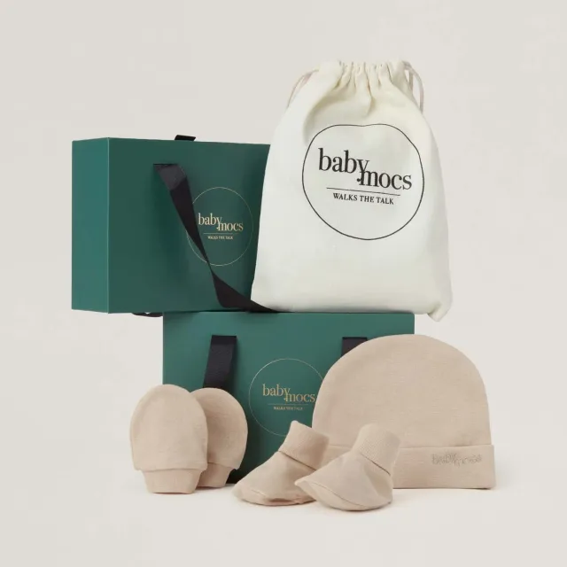 BabyMocs Newborn Kit babysæt økologisk bomuld 0-3 mdr