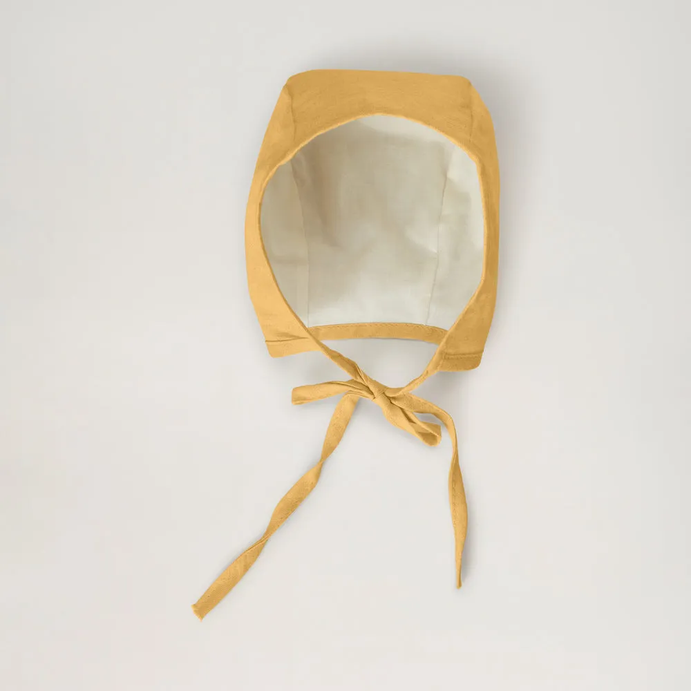 BabyMocs hør hue beige bonnet til baby