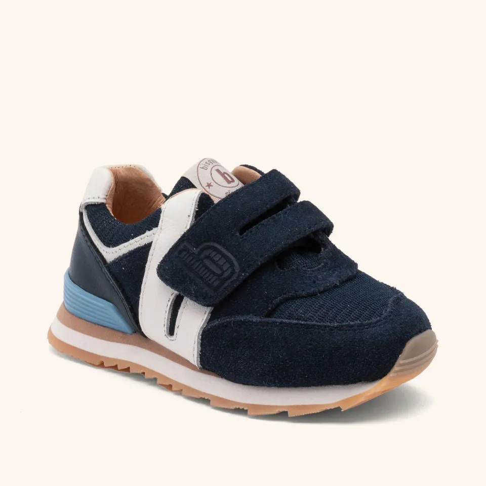 Bisgaard Winston sneaker ocean blå ruskind