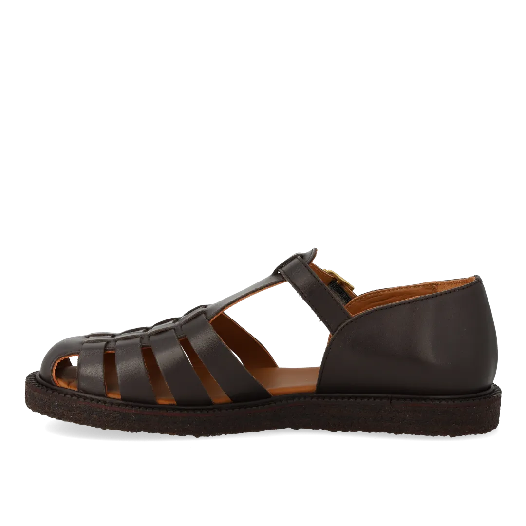 Angulus Klassisk Fisherman Sandal Dame lædersandal