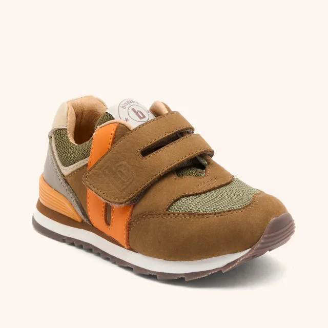 Bisgaard Winston sneaker khaki ruskind slidstærk