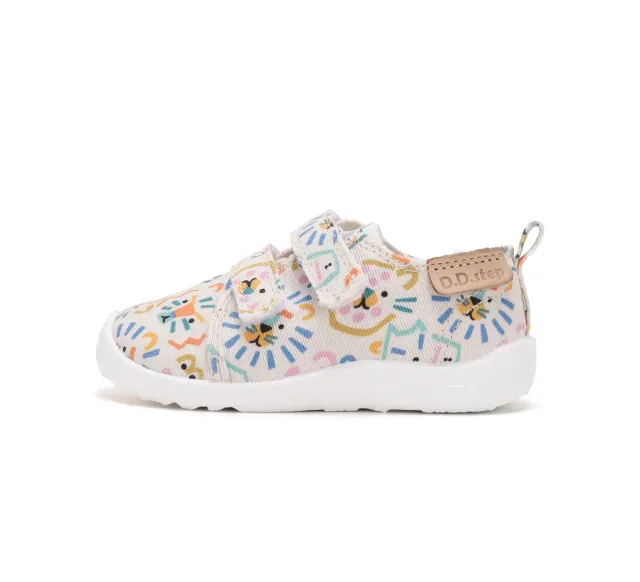 DD Step C086-62847 barfodssko lærred pige smal