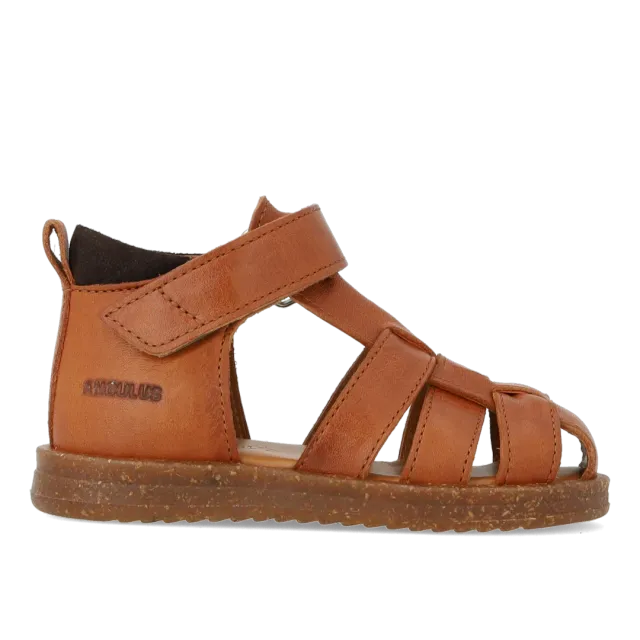 Angulus begynder sandal velcro lukket tå str. 19-25