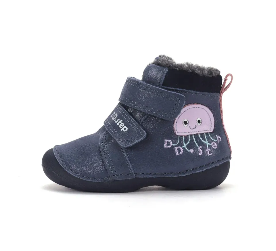 DD Step W015-62772B vinterstøvler baby varm foer
