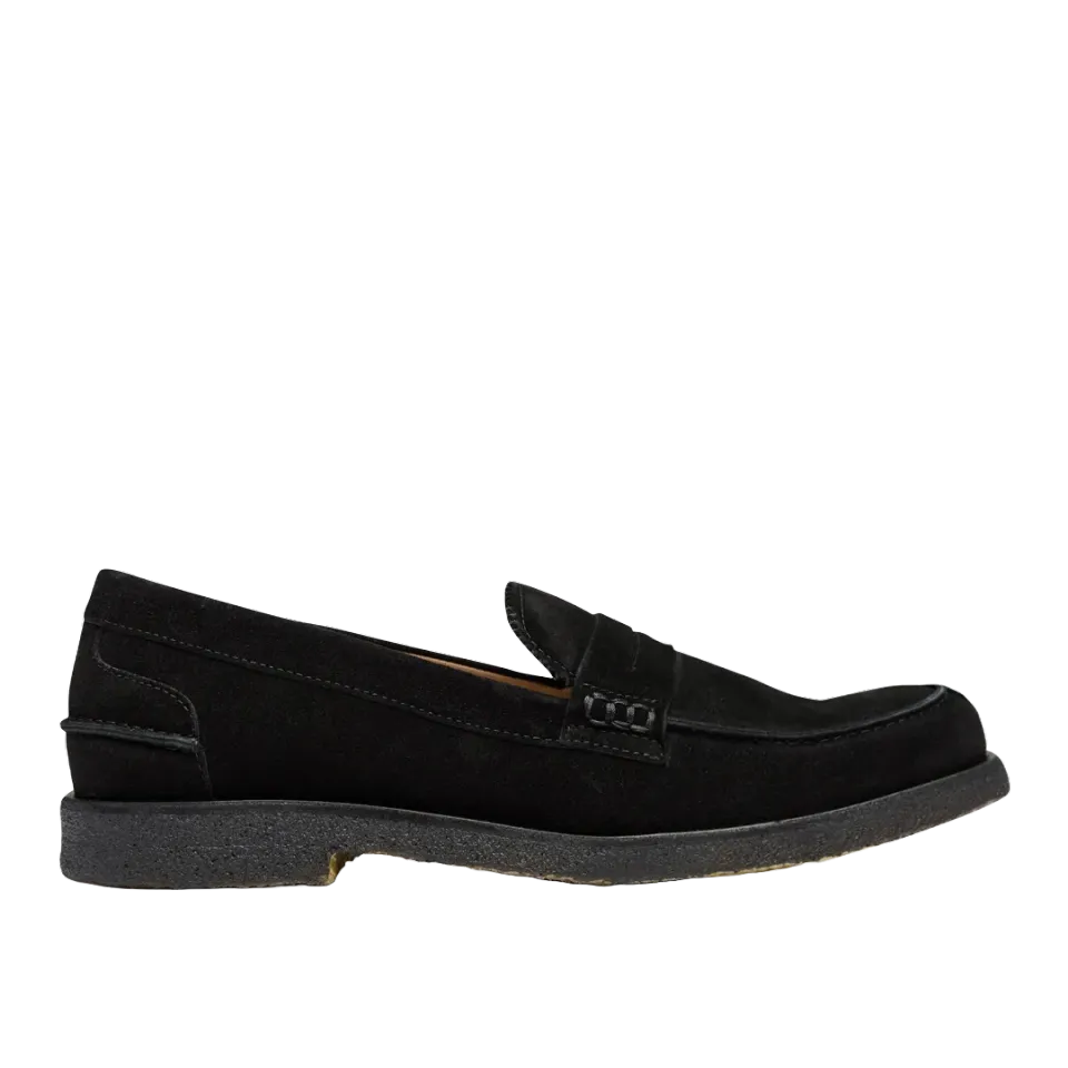 Angulus Penny loafer herresko skind mandelsnude