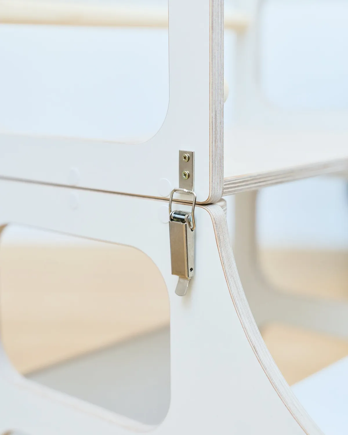 Minifus Flip læringstårn hvid bord og stol