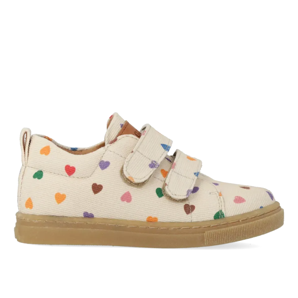 Angulus klassisk sneakers kanvas velcro recycled