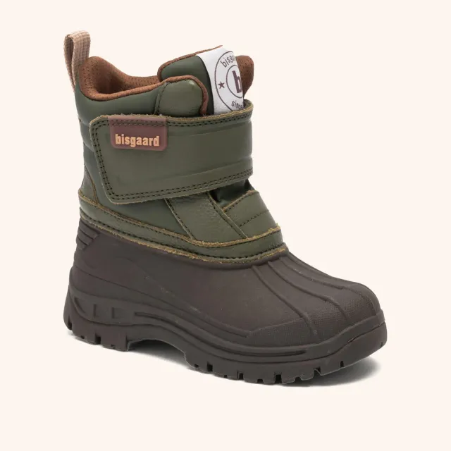 Bisgaard Pixie vinterstøvle khaki med uldfor