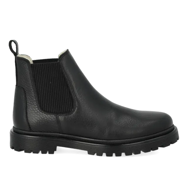 Angulus Chelsea støvle nubuck uldfoer tracksål