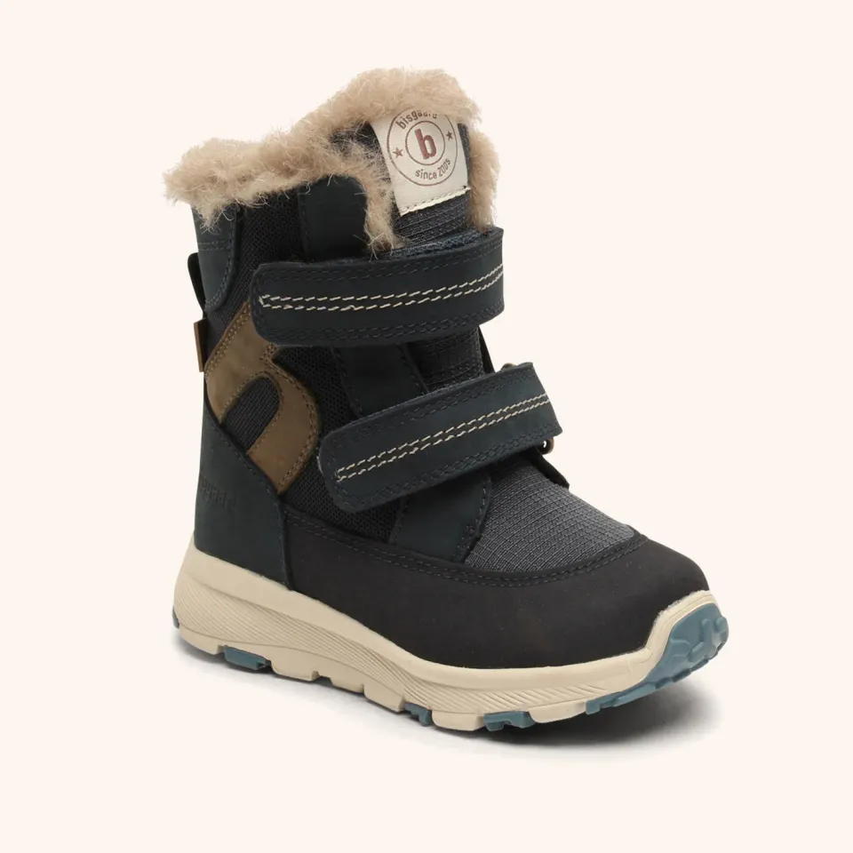 Bisgaard Spencer Tex vinterstøvle navy uld
