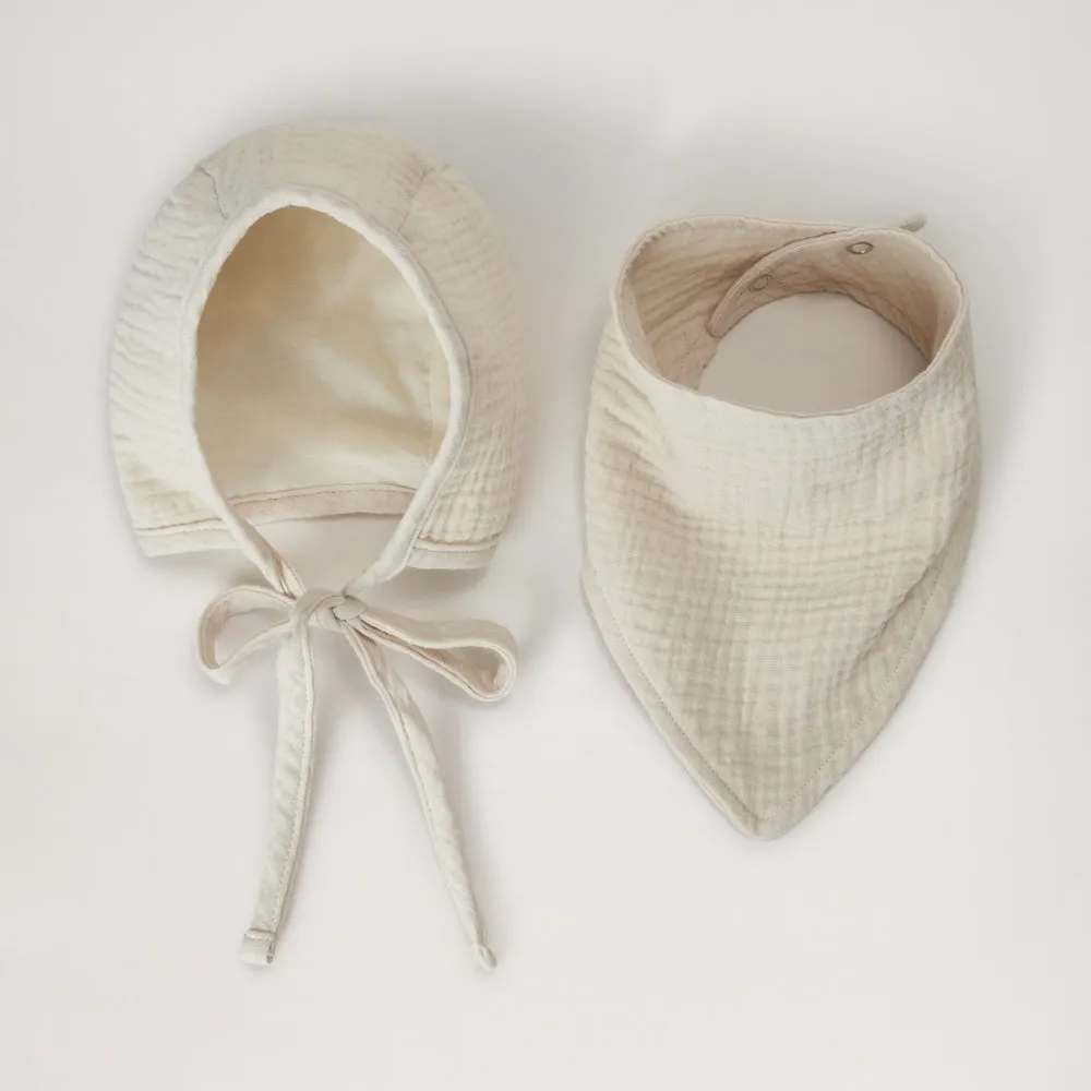 BabyMocs savlesmæk muslin lilla økologisk bomuld
