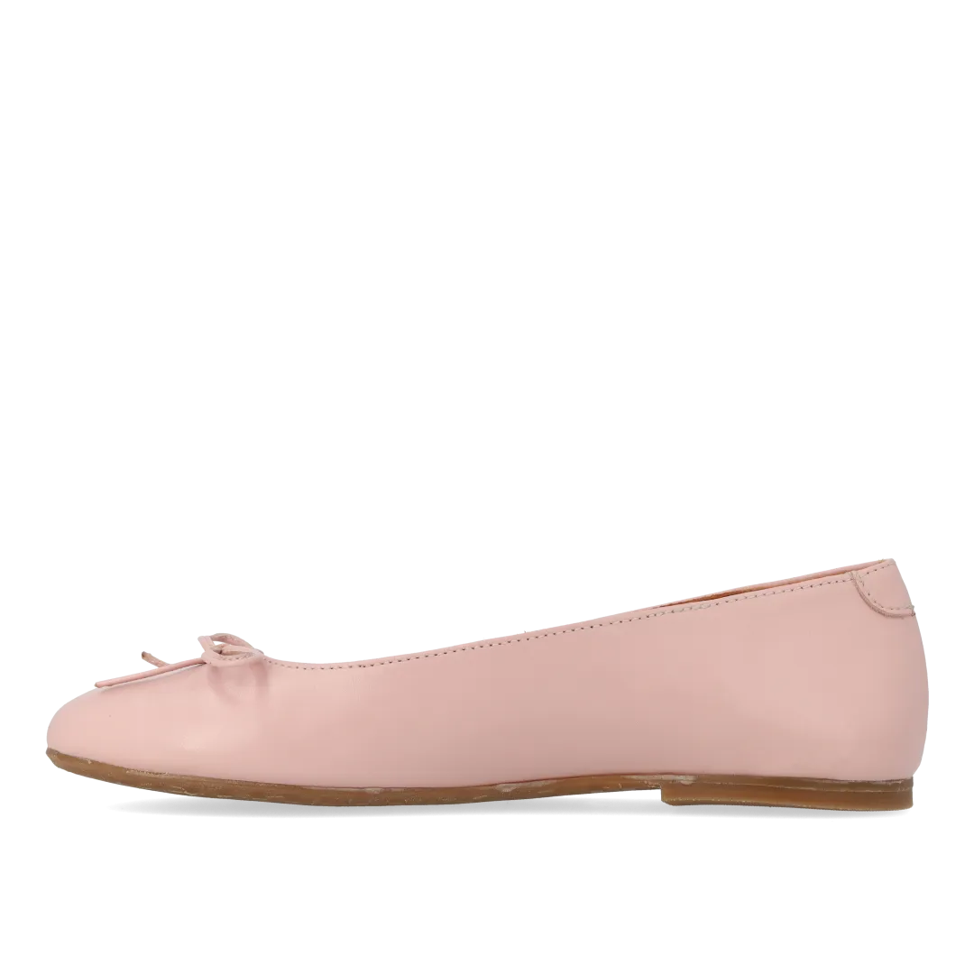 Angulus Ballerina med sløjfedetalje ballerinasko læder